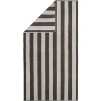 Cawö Duschtuch Pure Stripes Basalt