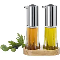AdHoc Öl- oder Essigset Menage Crystal Transparent/Silber