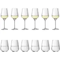 Ritzenhoff STERNSCHLIFF WEIßWEIN- UND WASSERGLAS-SET #1 VON DESIGN TEAM