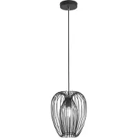 FABAS LUCE Pendelleuchte Camp E27 Ø250mm Schwarz