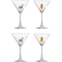 Bloomingville Misa Cocktail Glas, Multipack, Klar, Glas 4 Stk