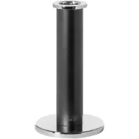 Fink Leuchter Strato schwarz, silberfarben - (H) 18 cm | Gr.: onesize