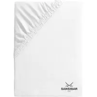 Sansibar Topper-Spannbettlaken in Weiß | Gr.: 90-100 x 200 cm