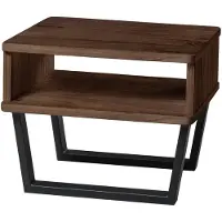 Hasena Nachtkonsole "Surf", braun (braun, anthracit), B:48cm H:36cm T:38cm, Massivholz, Sideboards, Nachtkonsole