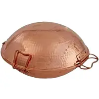 Ich-zapfe Cataplana - Kupfer, für die Zubereitung von Fisch, Fleisch und Meeresfrüchten, 21cm
