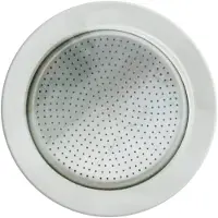 Bialetti Dichtung für Mokkakanne 10 aus Edelstahl - 1 Dichtung + 1 Sieb