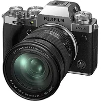 Fujifilm X-T4 spiegellose Kamera mit 16-80 mm Objektiv – Silber