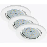 Briloner LED Einbauleuchten weiß 3er-Set3xGU10/5W (7220-036) schwenkbar