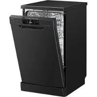 Bomann Geschirrspüler 45 cm | 10 Maßgedecke | Spülmaschine 45 cm Stand oder Unterbau | 7 Programme & 2 Sprühebenen | Startvorwahl | GSP 7418 weiß
