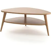 La redoute interieurs Vintage Couchtisch, Mit Doppelter Tischplatte, Länge 90 Cm, Quilda