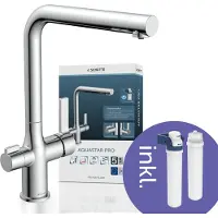 Schutte AQUASTAR PRO Trinkwasser-Spültischarmatur mit Filtersystem, Chrom