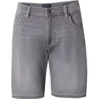 Bugatti Herren Jeans-Bermuda im Used-Wash-Design