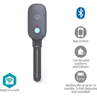 Nedis SmartLife Bodenfeuchtemessgerät - Bluetooth - Batteriebetrieben - IP55 - 0 - 100 % - Android / IOS