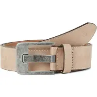 Tom Tailor Veloursleder Gürtel Tom Tailor Taupe uni