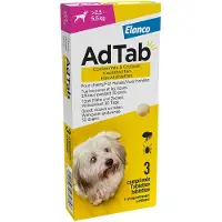 AdTab Hund - 112 mg - 2,5-5,5 kg - 3 tabletten
