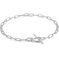 Ania Haie Knot T-Bar Gliederarmband aus Silber