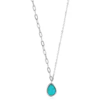 Ania Haie Halsketten - 925er Sterlingsilber Turquoise Hidden Gem - Gr. unisize - in Silber - für Damen