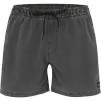 Quiksilver Badeshorts "EVERYDAY SURFWASH VOLLEY 15", Herren, Gr. XS, N-Gr, schwarz, Web, Polyester, unifarben, Badehosen Badeshorts, unifarbenes Design, mit Brandlabel, schnell trocknendes Polyester