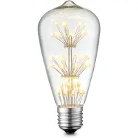 Home Sweet Home LED-Leuchtmittel 'Crystal' klar E27 1W 100 lm dimmbar