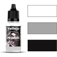 Vallejo 74.601, Basislackgrundierung, Metall, Kunststoff, Polyvinylchlorid (PVC), Holz, Fertig gemischt, Grau, 0,2 l, 1 Stück(e)