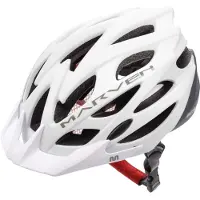Meteor Marven I Fahrradhelm Herren Damen Kinder-Helm MTB rollerhelm M 55-58 cm weiß/grau