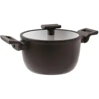 Sambonet Fleischtopf 20 cm mD Aluminium schwarz 51047-70