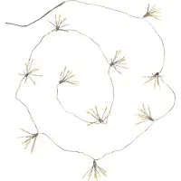 Star Trading LED-Minilichterkette, Dew Drop Flower 10 Buketts mit je 10 warmweißen LEDs