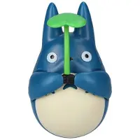 SEMIC Mein Nachbar Totoro Figur Mit Rundem Rücken Mittelgroß Mit Blatt 6 Cm