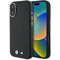BMW Etui M Glatt voll gewickelt Metall Magsafe Na Iphone 16 Plus - Czarne