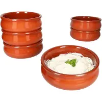 MamboCat 6x BERLIN Cazuela Schale bauchig Ø18,5cm Tonware Gr.L mediterran Tapas Antipasti