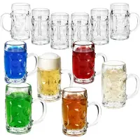 MamboCat 12er Set Mini-Maßkrug Schnapsglas 4cl aus Glas – 13218221S****Vorpackplatz: REIHE 42.5///PLATZ 6