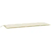 vidaXL Gartenbank-Auflage Creme 180x50x7 cm Oxford-Gewebe