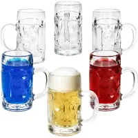 MamboCat 6er Set Mini-Maßkrug Schnapsglas 4cl aus Glas – 13218221S****Vorpackplatz: REIHE 42.2///PLATZ 5
