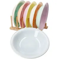 MamboCat Pastello 6er Set Suppenteller 450ml Steingut bunt Teller tief Pastell-Farben