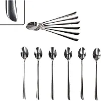 Justinus 12er Set Twist Latte Macchiato Löffel für 12 Personen - 747-480