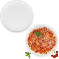 MamboCat 2er Set Bianco XL Pizzateller Ø33,5cm 2 Personen Teller weiße große Platte