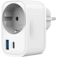 Gembird TA-ACPDQC20-01-W, Drinnen, AC, 230 V, Weiß