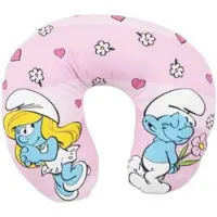 United labels Schlumpfine Nackenkissen Reisekissen Nackenhörnchen in rosa | Gr.: onesize