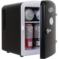 OEM Minikühlschrank Rot, Kompakt, Tragbar, für Kosmetik, Getränke & Snacks, Coca-Cola Polar-Bären Design