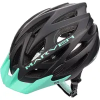 Meteor Marven I Fahrradhelm Herren Damen Kinder-Helm MTB rollerhelm S 52-56 cm schwarz/blau