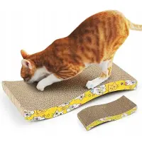 Azaris Katzenkratzbaum, Bett, Kartonboot, 45 cm, bequem, stabil, ökologisch