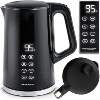 Berdsen BD-71 Wasserkocher 1,7 l schwarz und silber