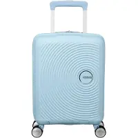 American Tourister Soundbox Mini Reisekoffer 22L & Urban Groove City Kinder Rucksack 7L, Pastel Blue