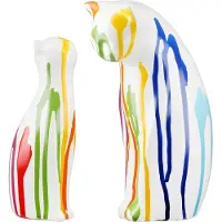 Boltze Figur "Colori" weiß - (H) 22cm | Gr.: onesize