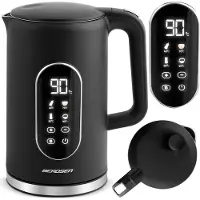 Berdsen BD-712 1,7-l-Wasserkocher, schwarz und silber