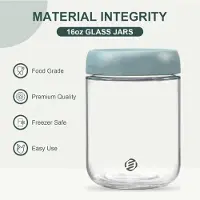 OEM Nacht-Oats-Set - Havermout-Behoudset - Glas - 3-in-1 - Frivrij Gewicht - Voor een gesignt ontbijt