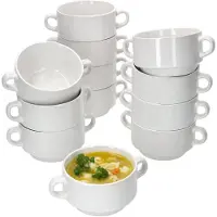 MamboCat 12er Set Stiva Suppenschale weiß 250 ml****Vorpackplatz: REIHE 42.6///PLATZ 9