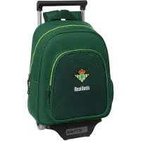 Safta Schulrucksack mit Rädern Real Betis Balompié grün 28 x 34 x 10 cm