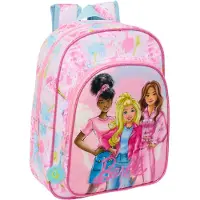 Barbie Schulrucksack Painterly Rosa Himmelsblau 26 x 34 x 11 cm