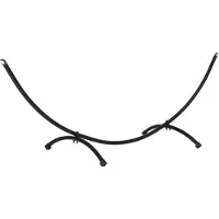 Outsunny Sunny - Hängemattengestell - Hängemattenständer - 300L x 90W x100H cm - Schwarz